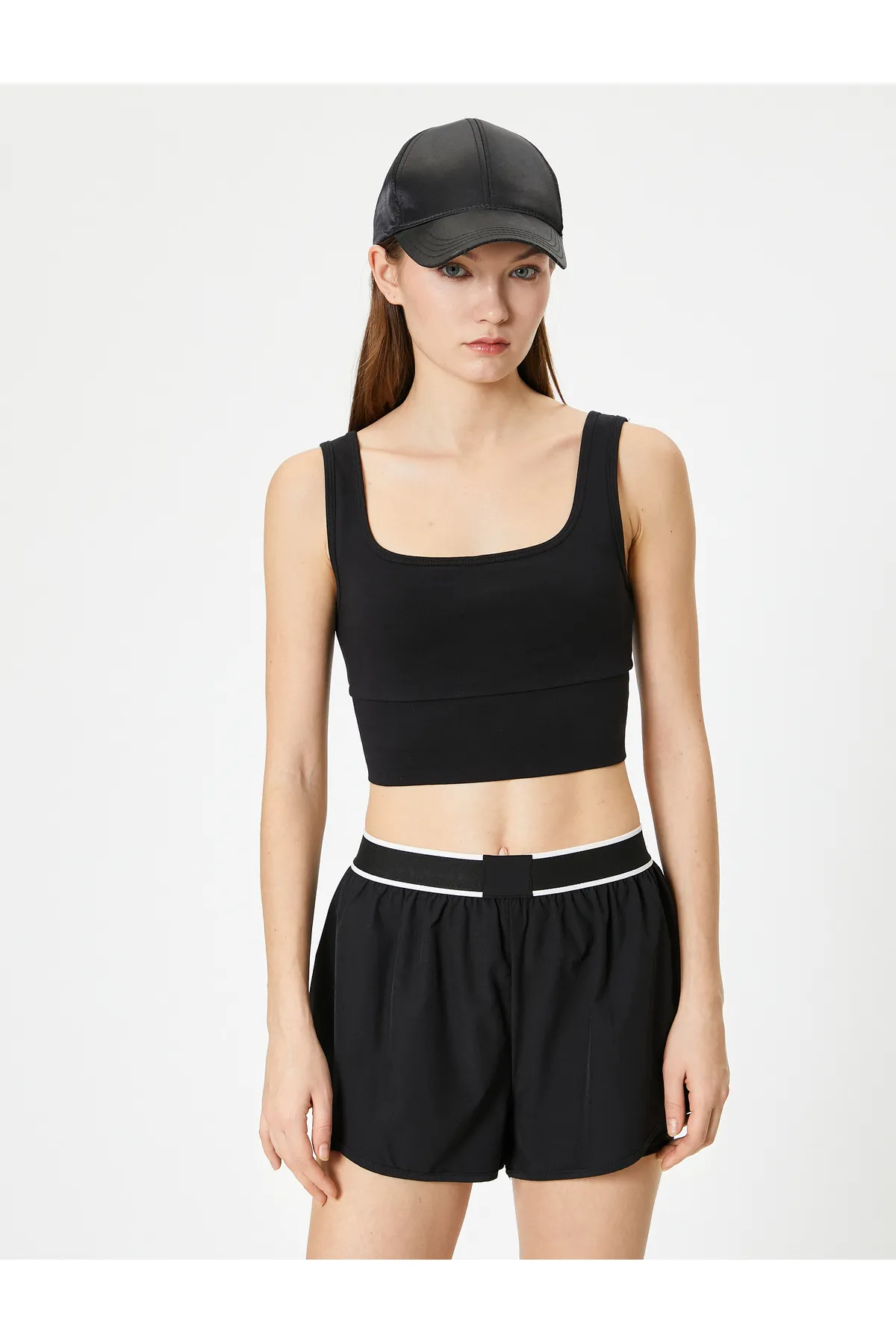 Koton  Sport-BH - Schwarz - Unifarben