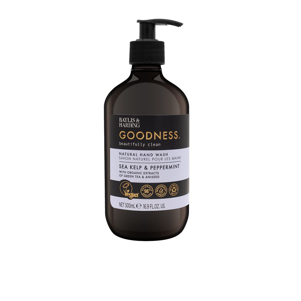 baylis & harding Savon liquide mains Goodness Sea Kelp &Peppermint Savon liquide mains