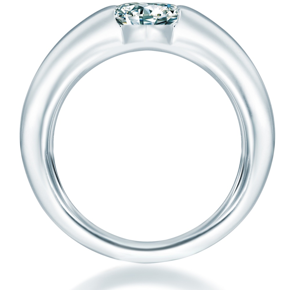 Trilani Bague en argent Argent sterling Oxyde de zirconium (CZ) en Argent Bague