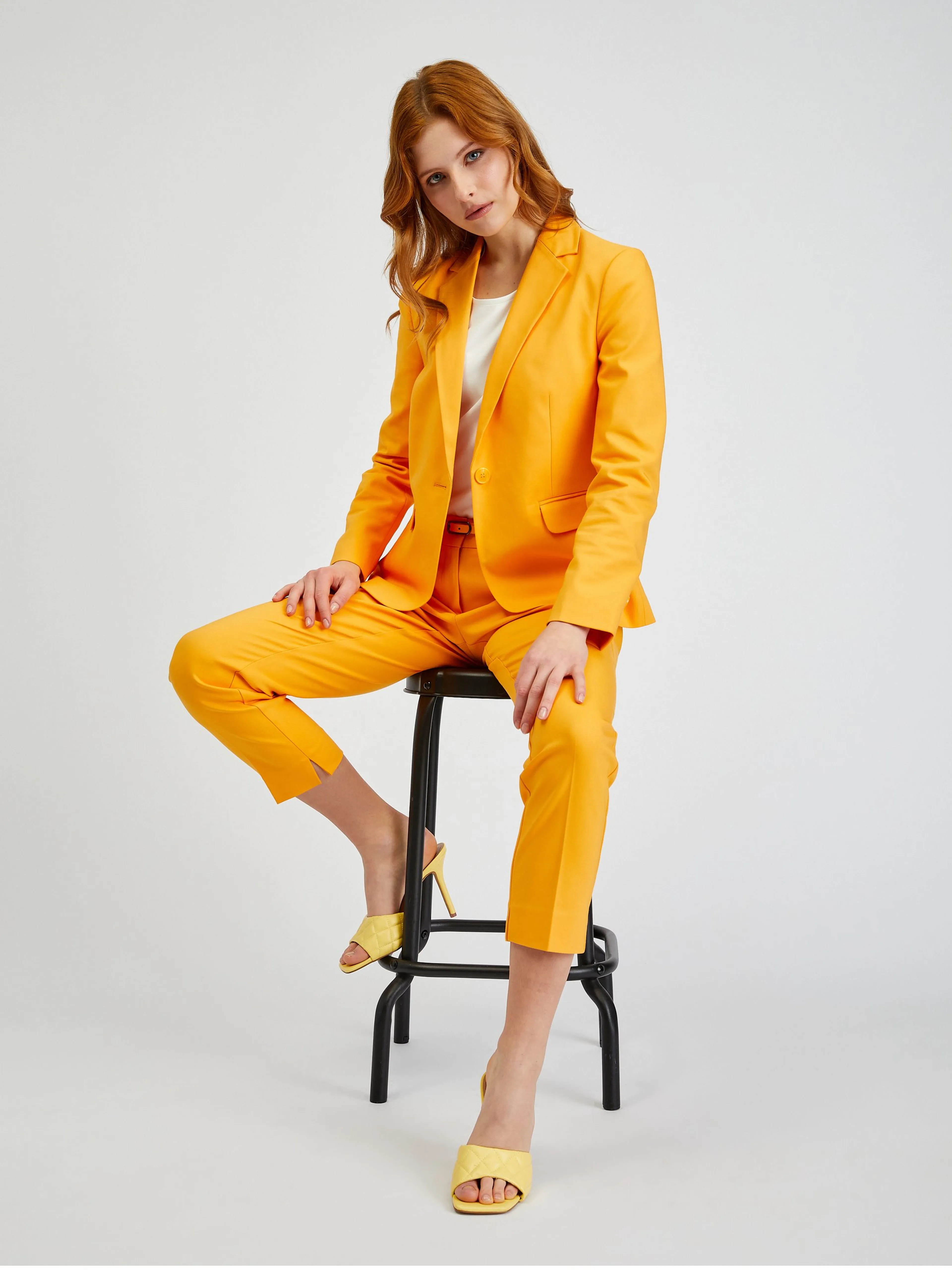 Orangefarbene Damenjacke ORSAY