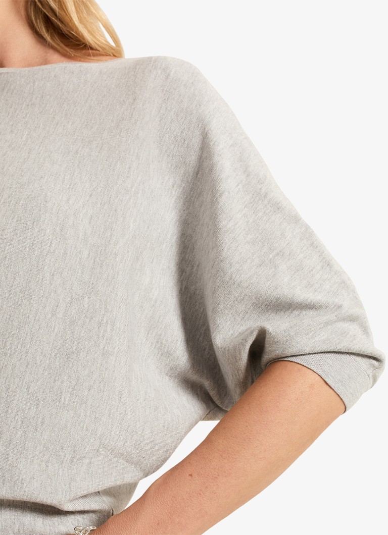 Pulover Phase Eight Cristine din tricot fin cu imprimeu mixt