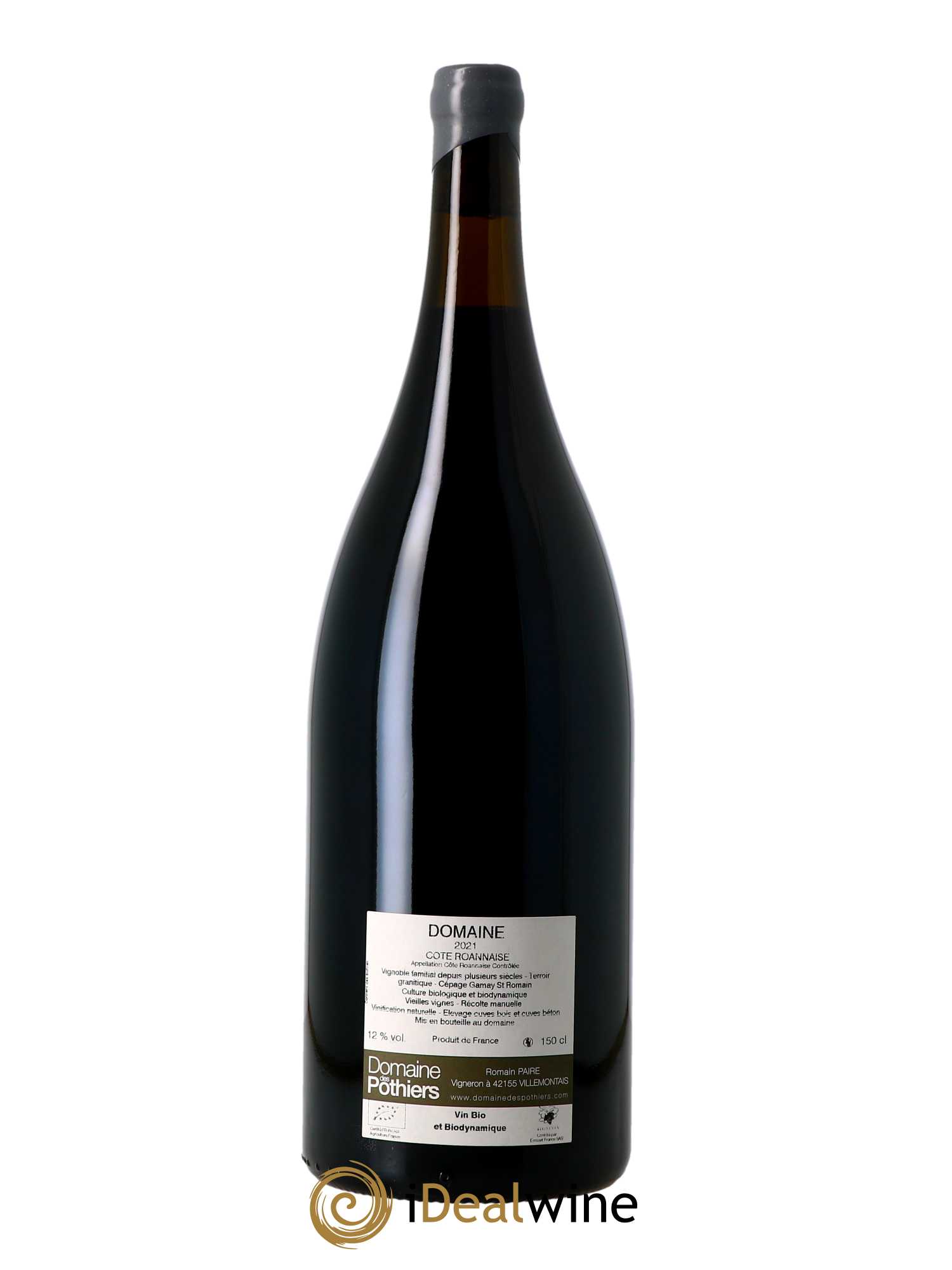 Côte Roannaise Domaine Domaine des Pothiers  2021 - Lot de 1 Magnum