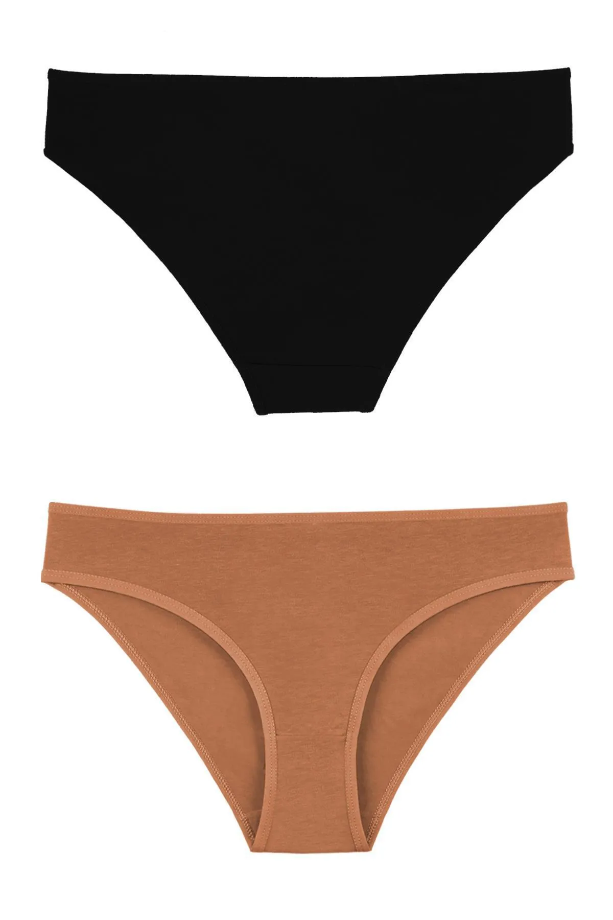 Sensu  6-teiliges Slip-Höschen aus Baumwolle in verschiedenen Farben für Damen