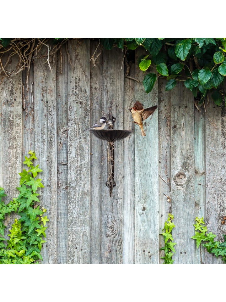 relaxdays Vogeltränke Welcome in Weiß günstig kaufen onesize