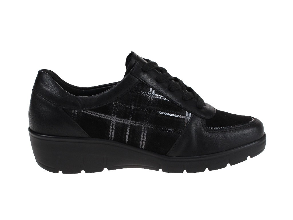 SEMLER Komfort Schnürer schwarz S-N/KILT/S-CH/K-L