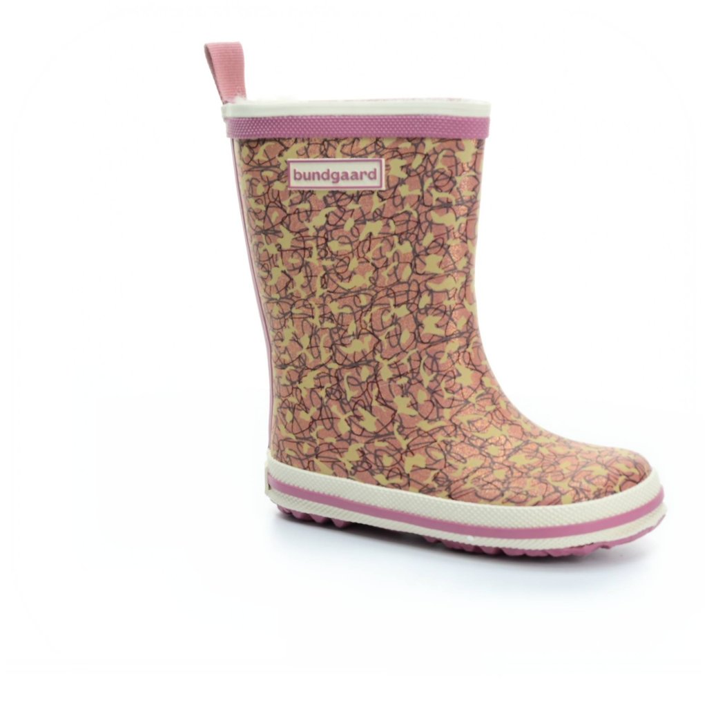 Bundgaard Charly High Rise Mili rosa gefütterte Gummistiefel