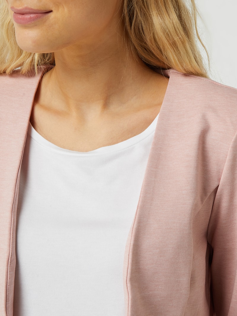 Kurzblazer mit Viskose-Anteil Modell 'Kate' in rosé