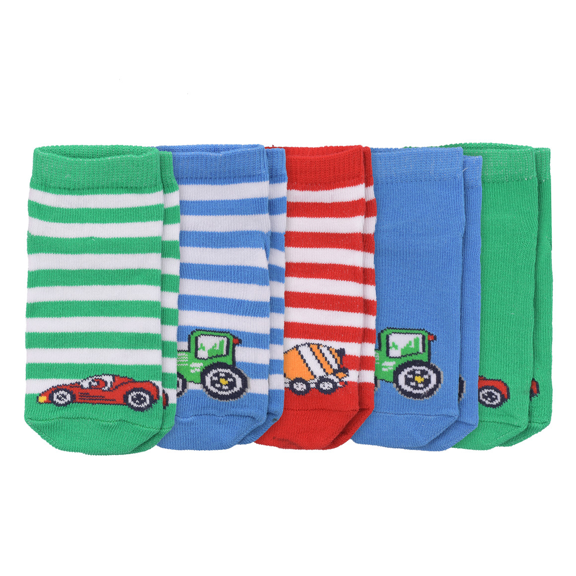5 Paar Baby Sneaker-Socken im Set