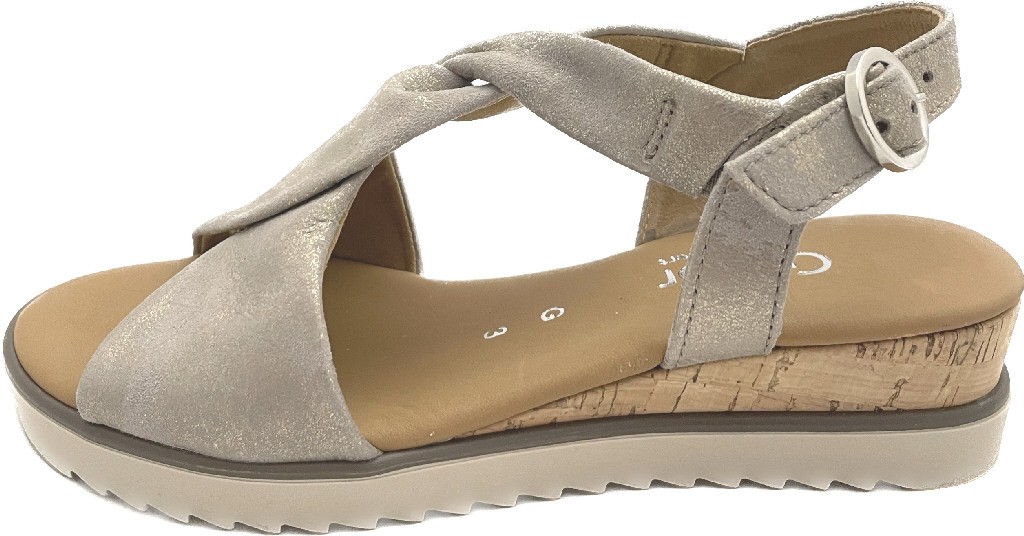 GABOR Keilsandalen beige