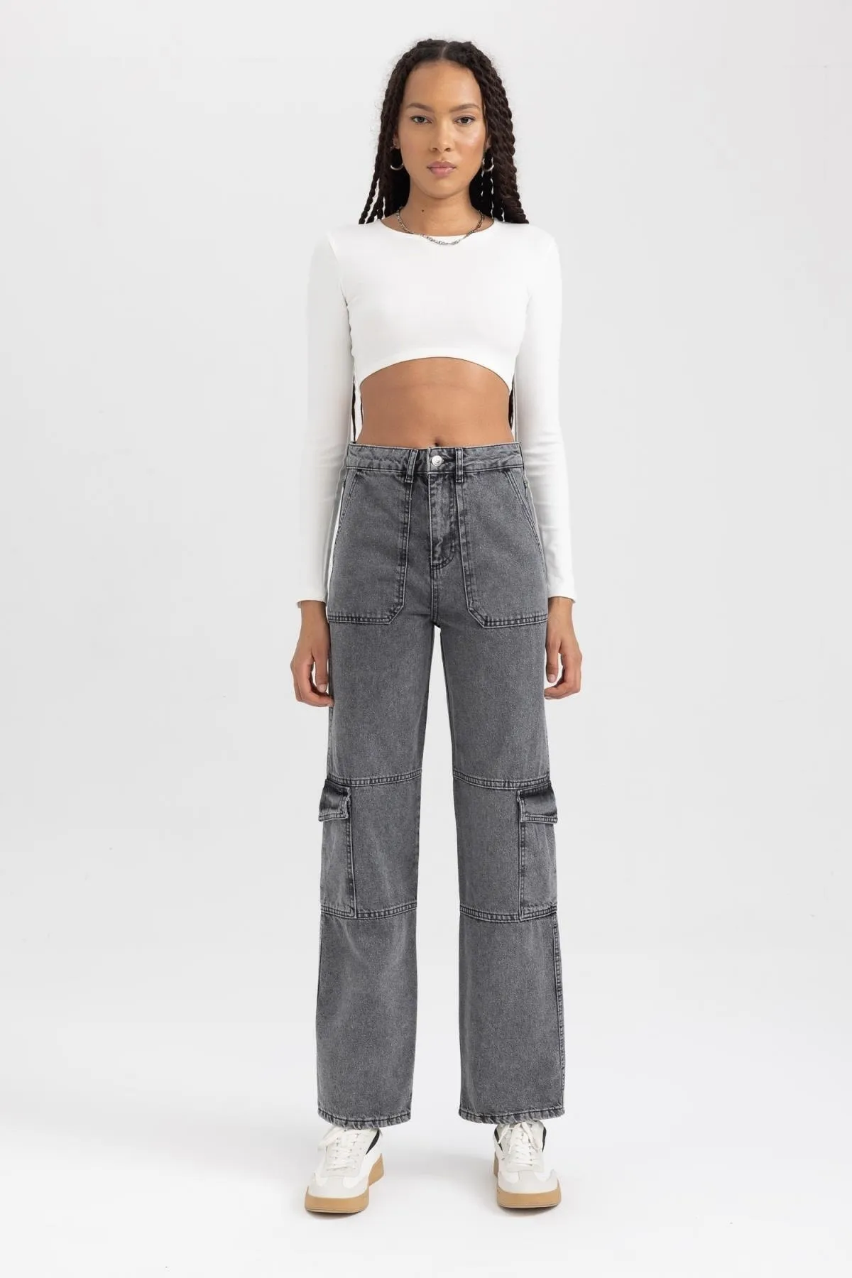 DeFacto  Lange Jeanshose aus 100 % Baumwolle