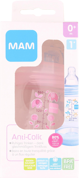 MAM Easy Start Elements Anti-Colic Flasche matt 0+ Monate 160ml