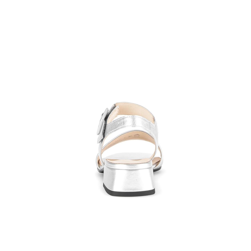 Gabor comfort Riemchensandale silber