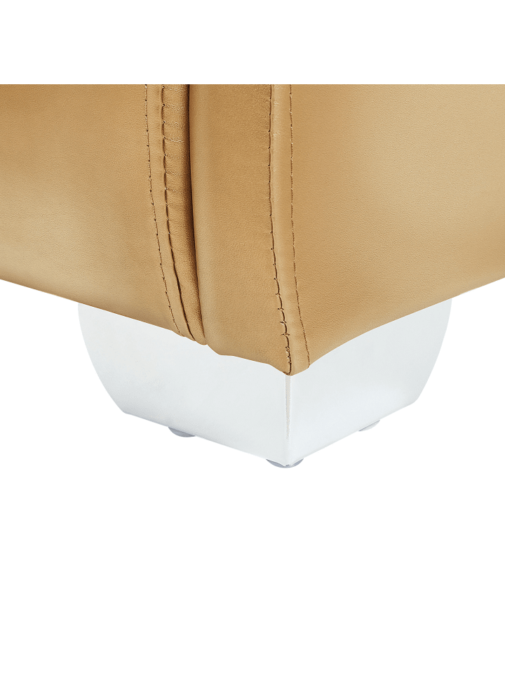 Beliani Doppelbett PARIS in Gold/Silber - (W) 195 x (H) 83 x (L) 228 cm günstig kaufen onesize