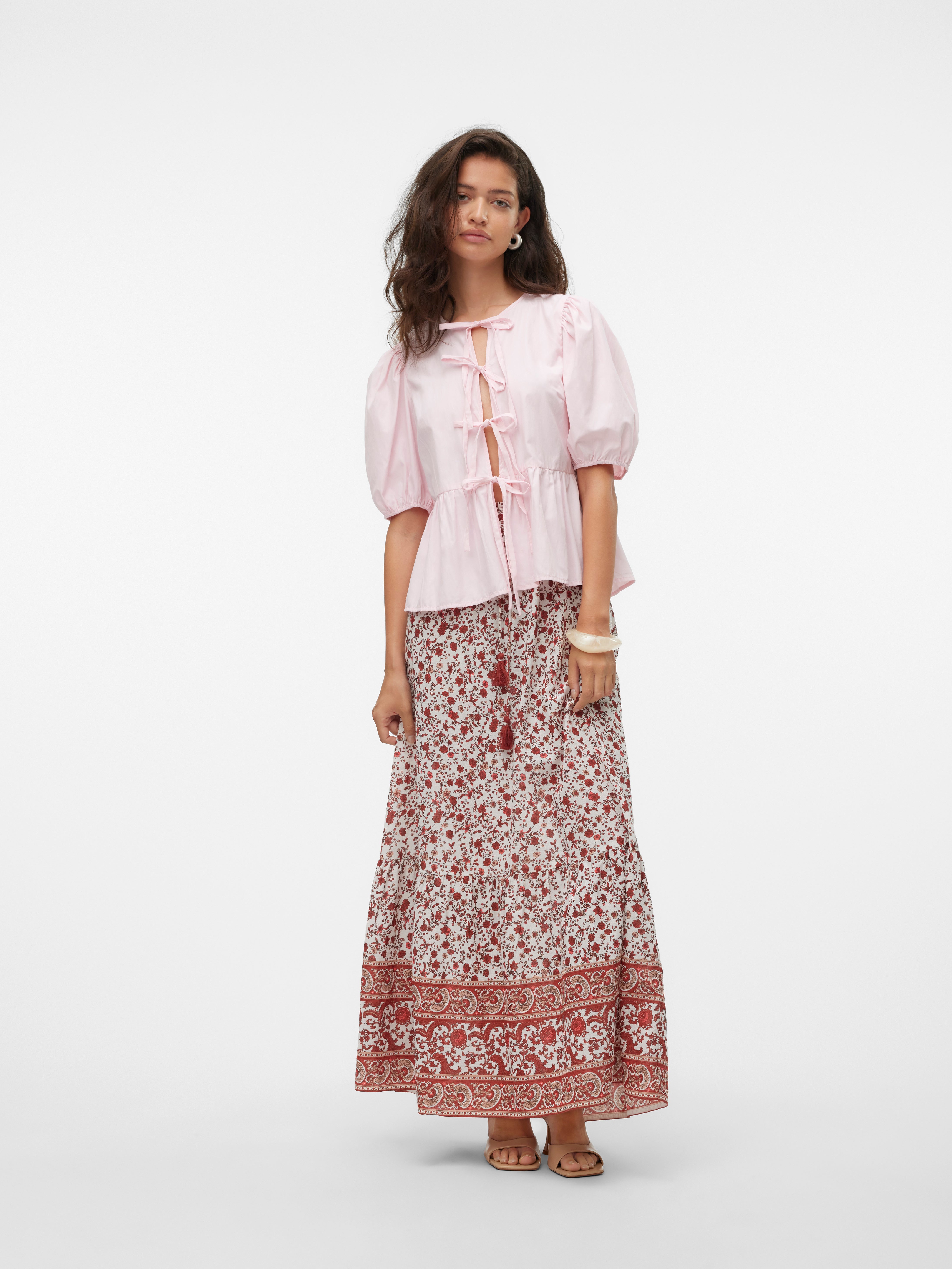 VMMILAN Hohe Taille Langer Rock
