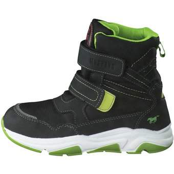 Mustang Klett Boots in schwarz