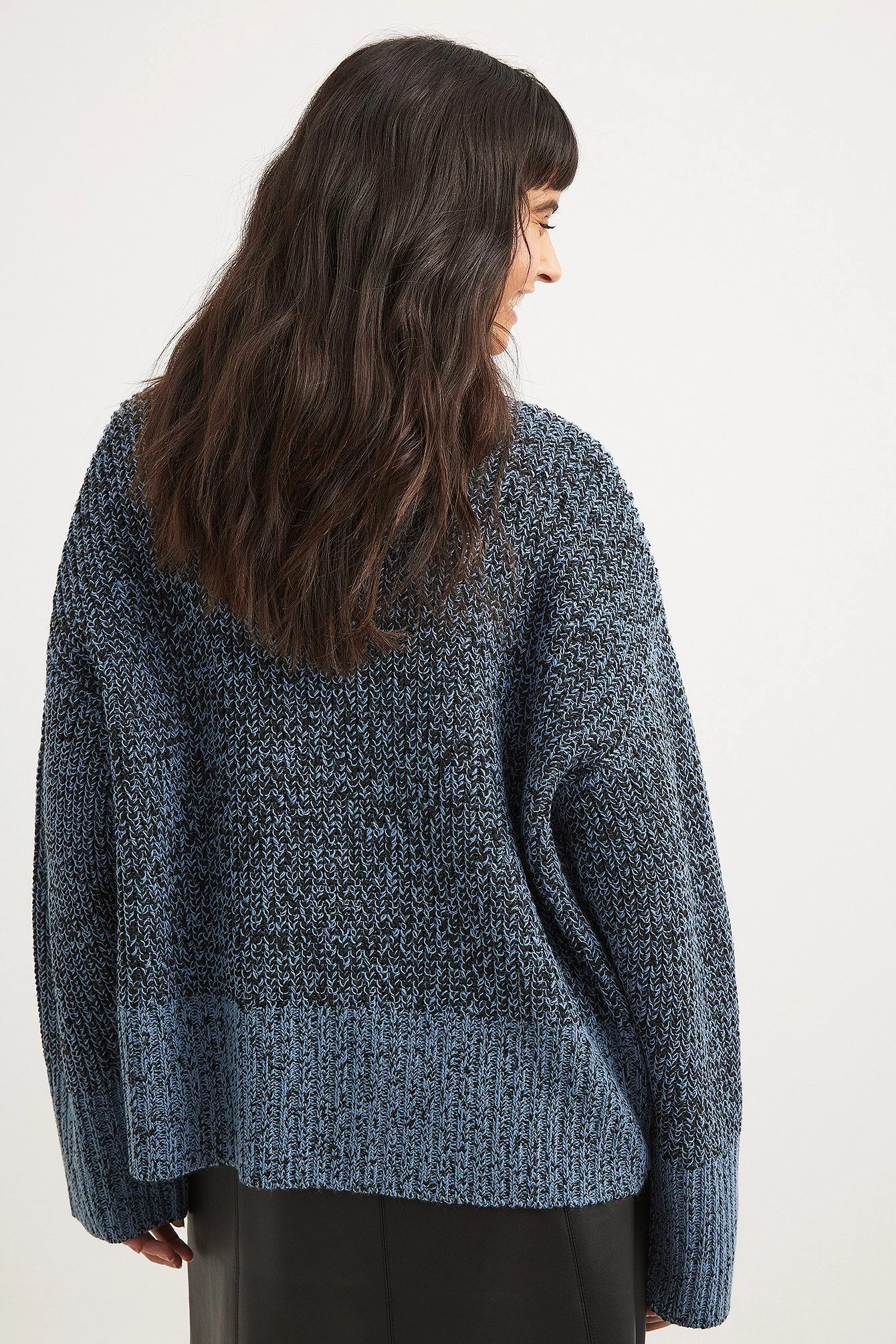 Rollkragenpullover gestrickt