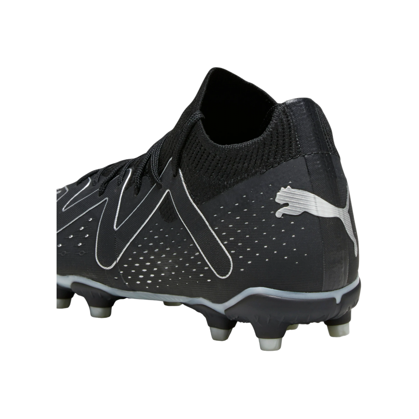 PUMA FUTURE Match FG/AG Jr Kids Schwarz Silber F02