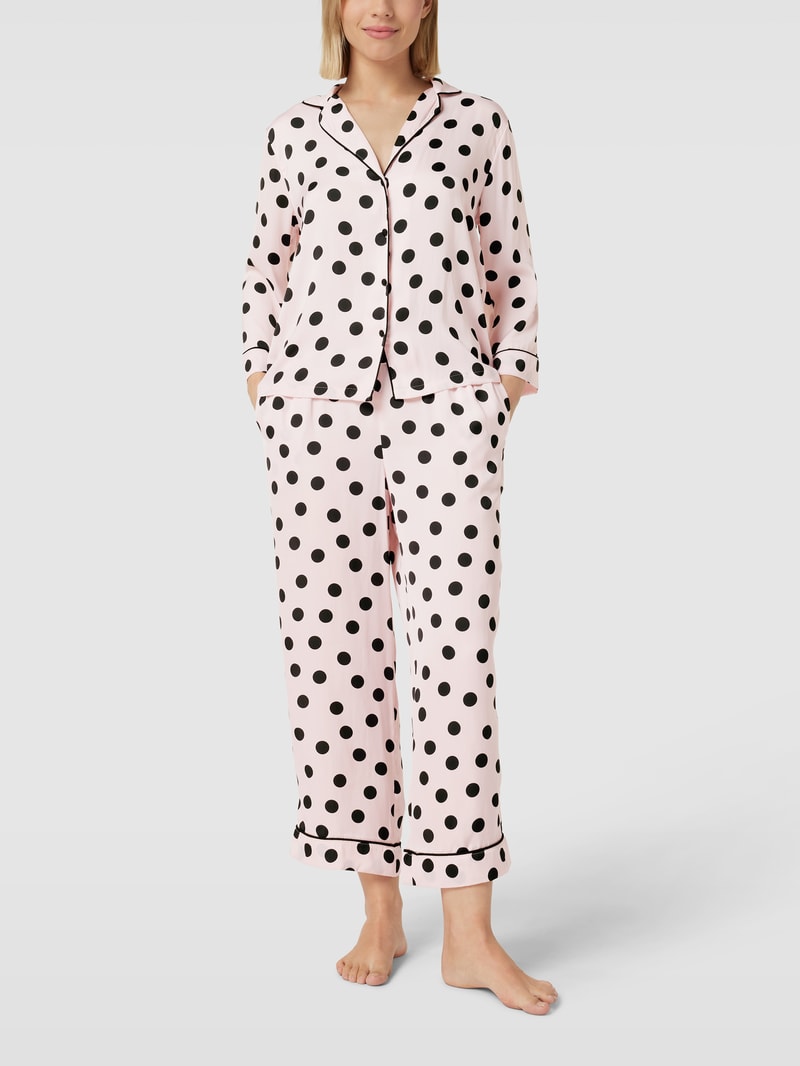 Pyjama mit Reverskragen in offwhite