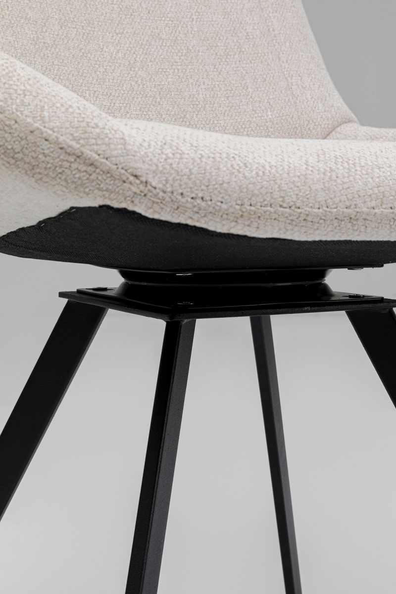 KARE Drehstuhl Baron Beige