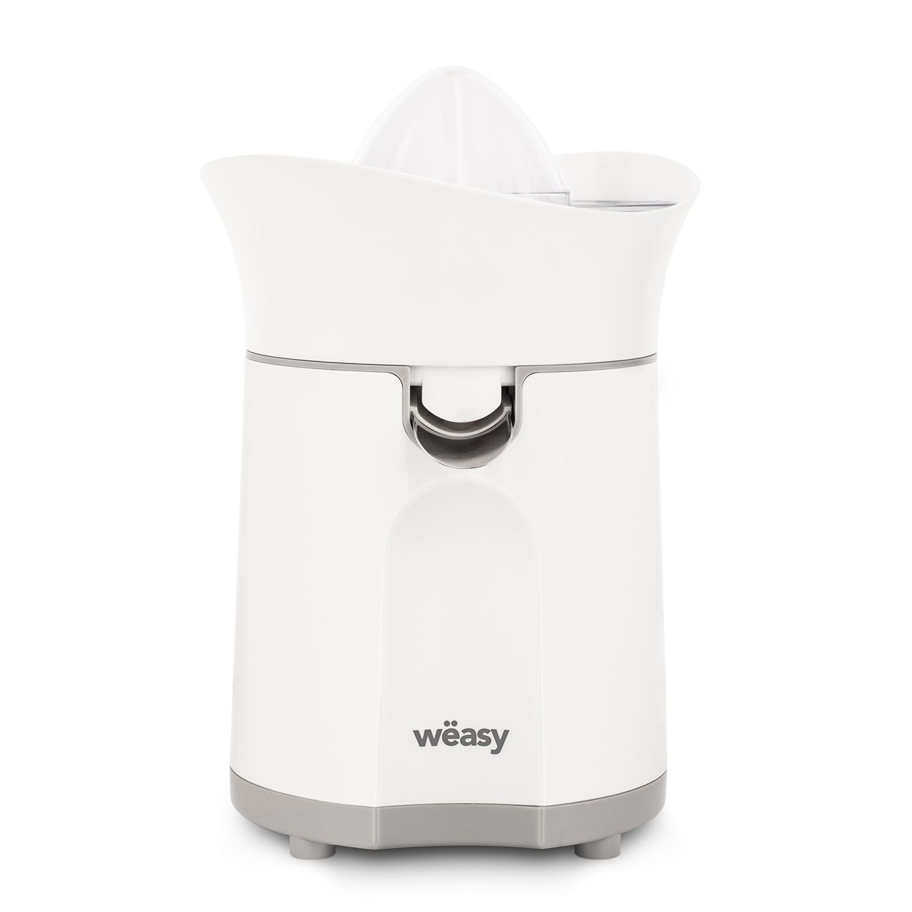 Weasy Wëasy Elektrische Zitruspresse CITRU6 BPA-frei, 2 Kegel, spülmaschinenfest, Orangen-, Zitronen-, Grapefruitsaft, 85W