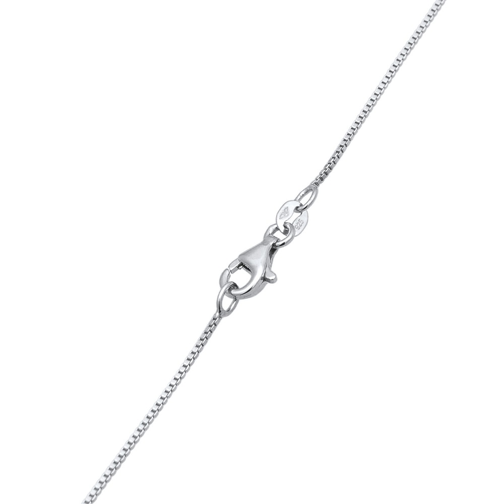 Elli Elli Collier Femmes Pendentif Solitaire Basique avec Zirconium en argent sterling collier
