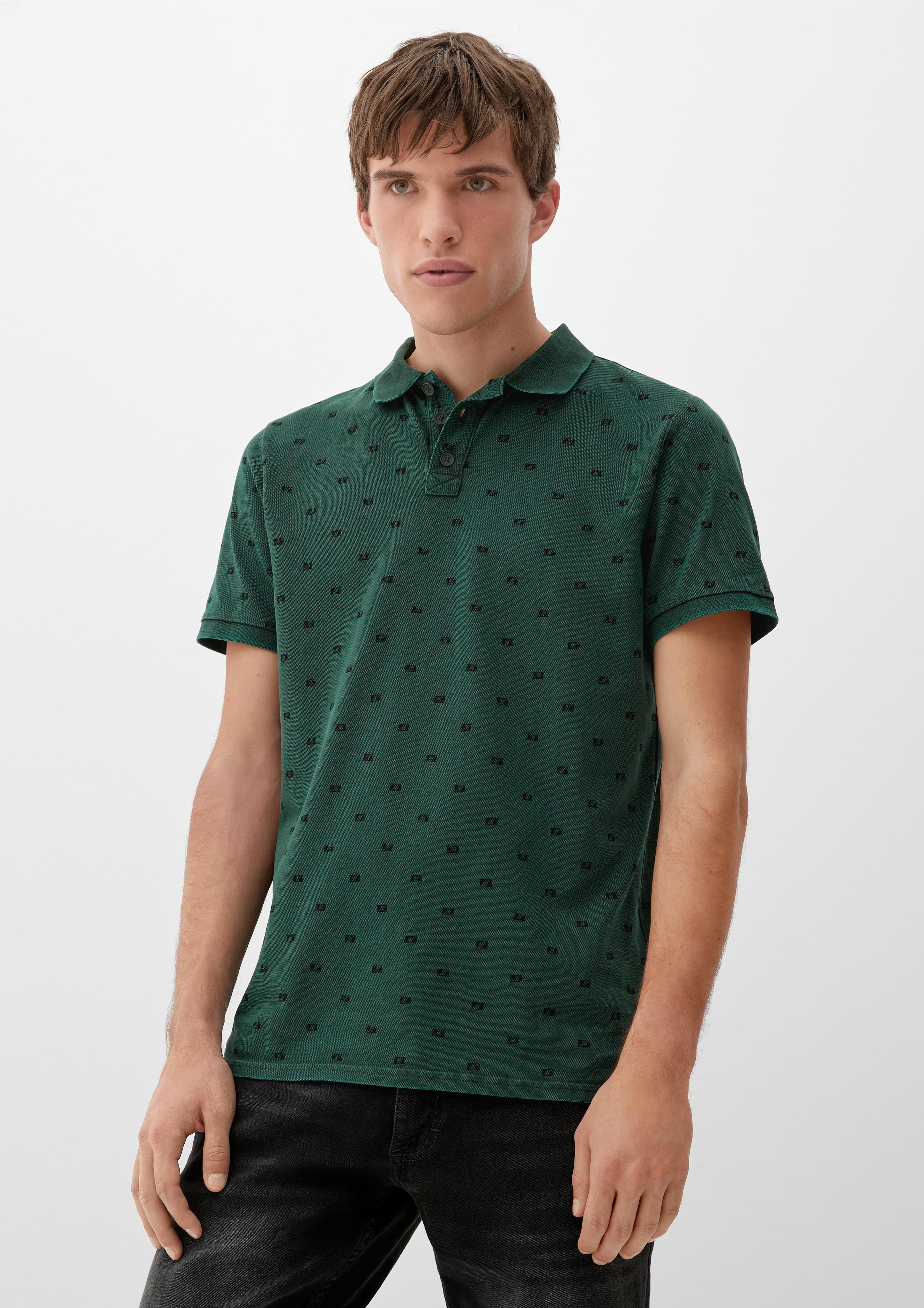 Poloshirt mit Muster-Print  2131688-78A1
