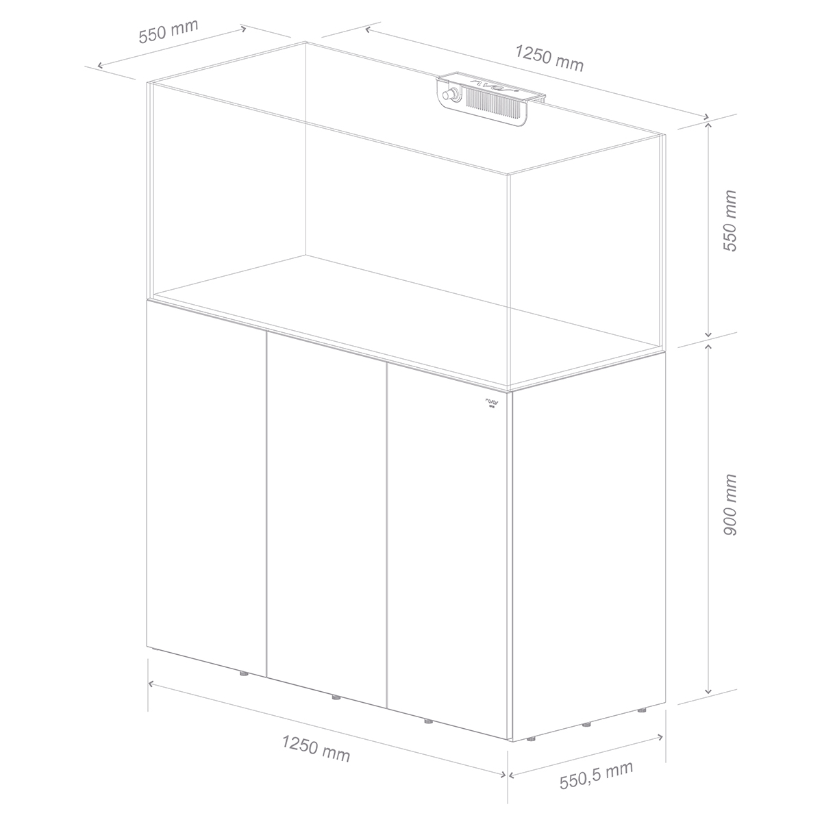 Nyos OPUS G2 Aquarium 440 Slim-Line günstig kaufen