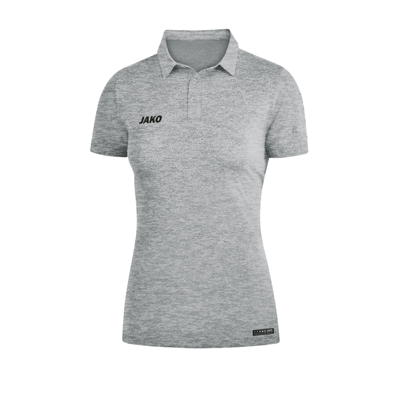 Jako Premium Basics Poloshirt Damen Grau F40