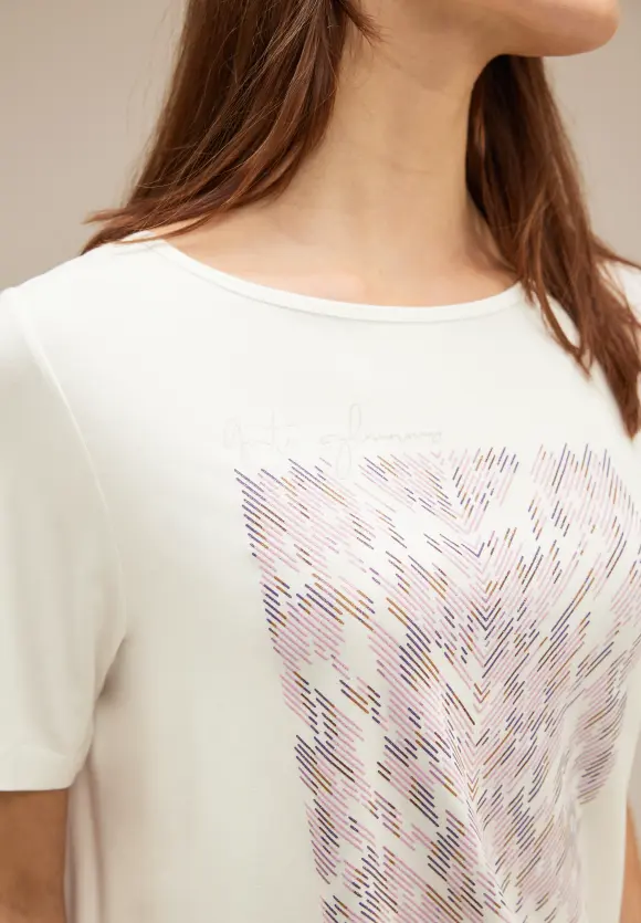 Street One T-Shirt mit Artwork Print