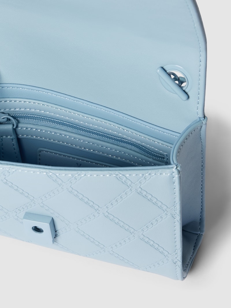 Handtasche mit Allover-Muster Modell 'BLUSH' in hellblau