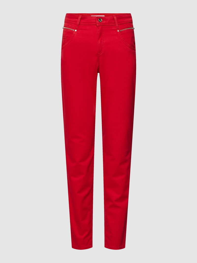 Jeans im 5-Pocket-Design Modell 'Shakira' in rot