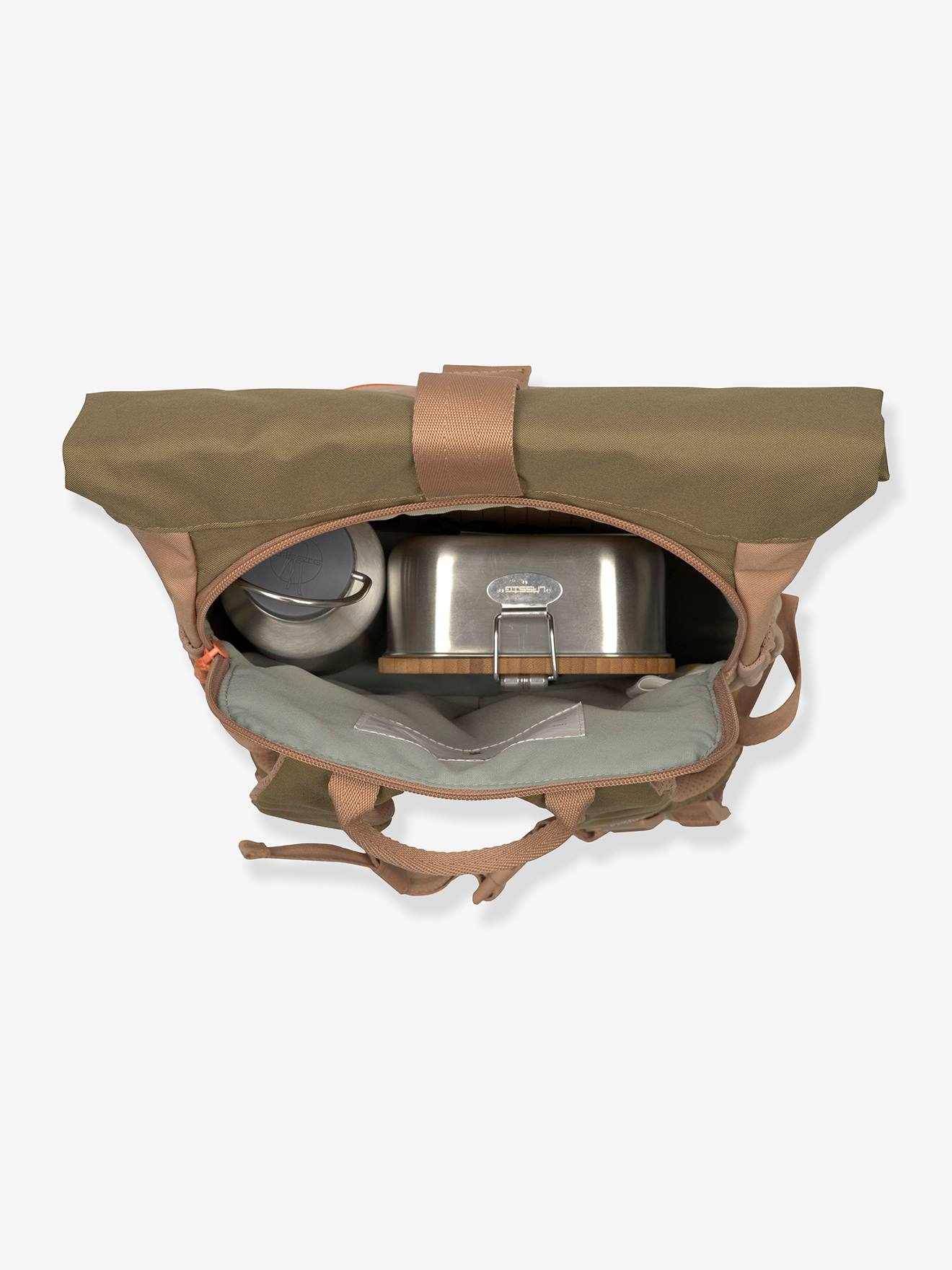 Lässig Kinder Rolltop-Rucksack NATURE LÄSSIG - grün