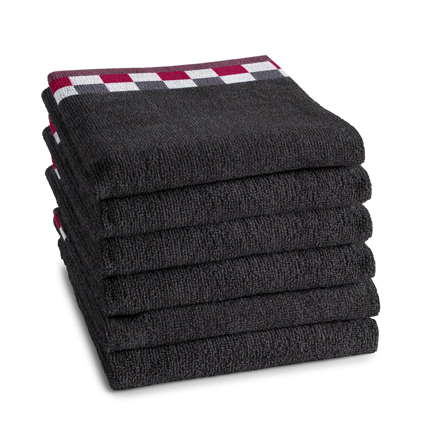 DDDDD Carre 50 x 55 cm 6er-Set Küchenhandtücher