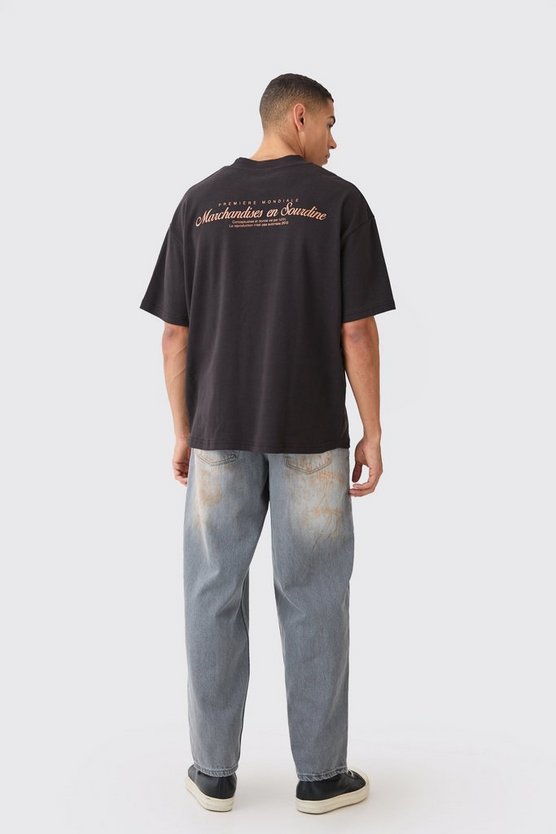 Oversize T-Shirt mit Print