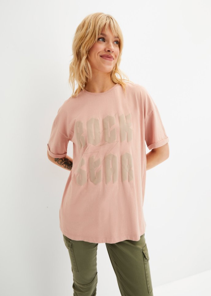 Oversize Shirt bedruckt aus Bio-Baumwolle