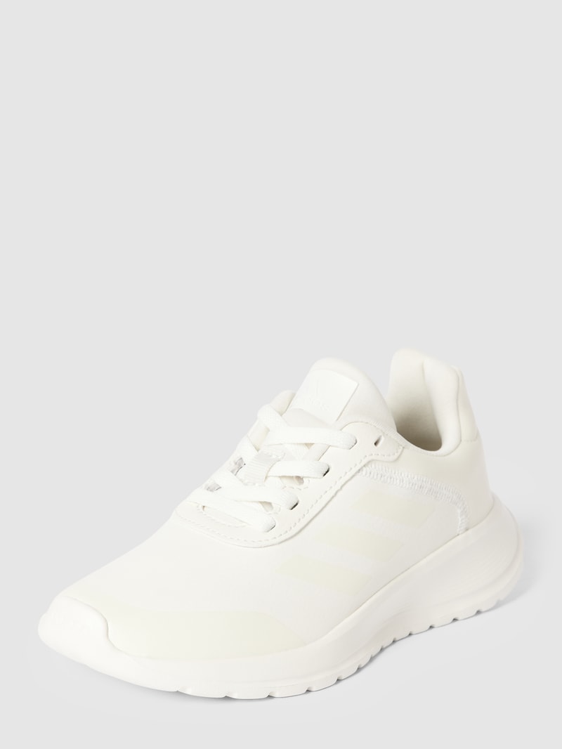 Sneaker mit Label-Print in weiß