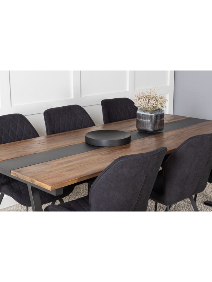 ebuy24 Essgruppe Jakarta 12 Schwarz 90 x 200 cm günstig kaufen onesize