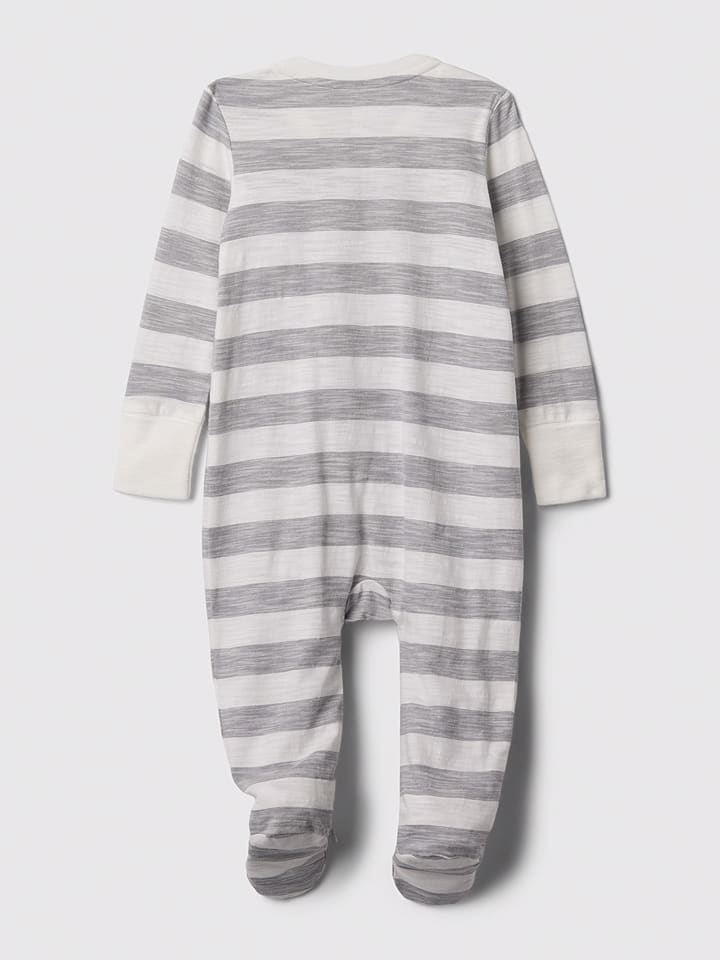 GAP Strampler in Grau/ Weiß günstig kaufen