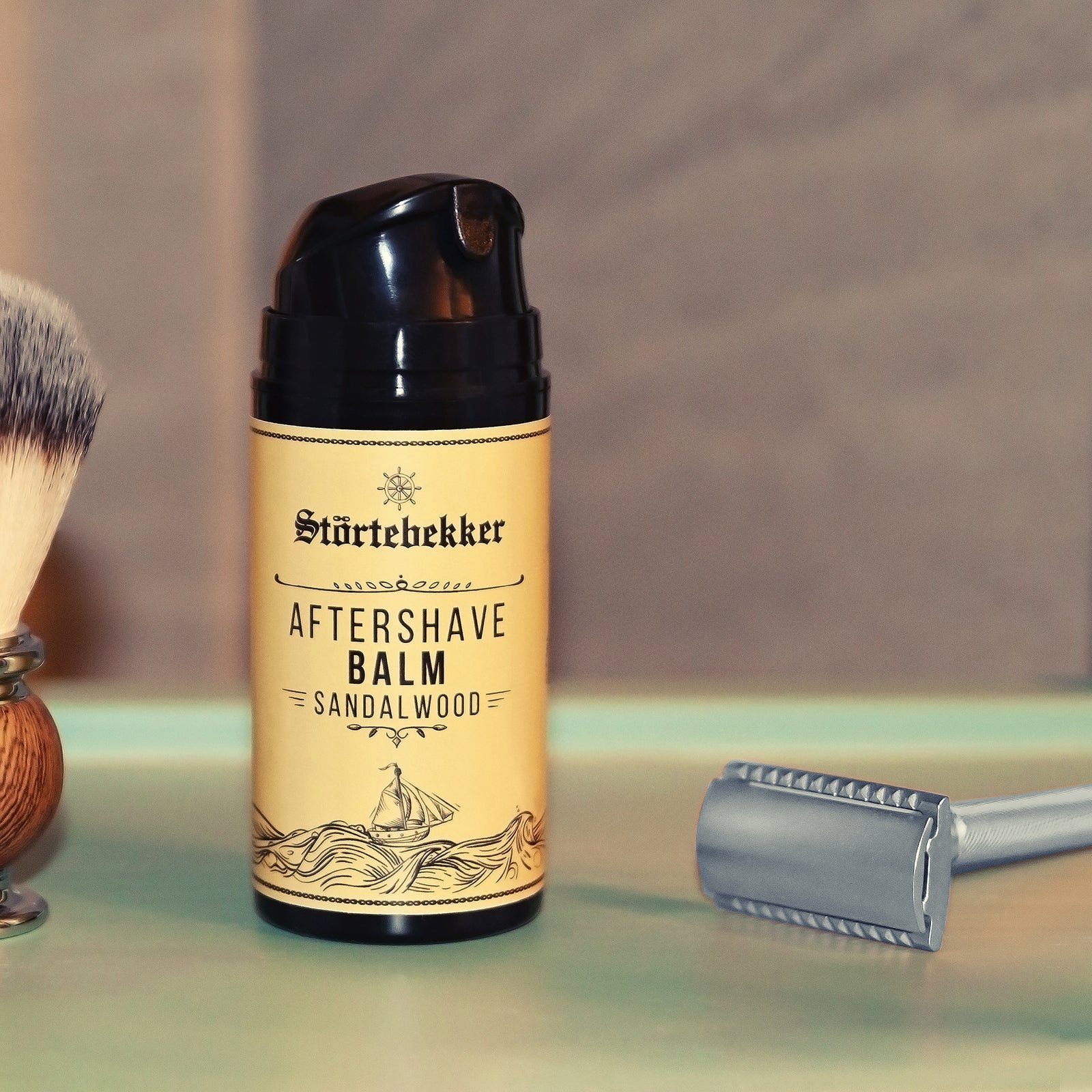 Störtebekker After-Shave Balsam gegen Hautirritationen & Rasurbrand - Hautpflege nach der Rasur