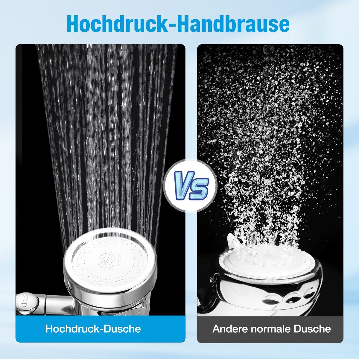 Housmile Bidetarmatur Bidet-Handbrause für Toilette Sprayer Edelstahl Sprüher (1-St) Komplett Bidet Set für WC