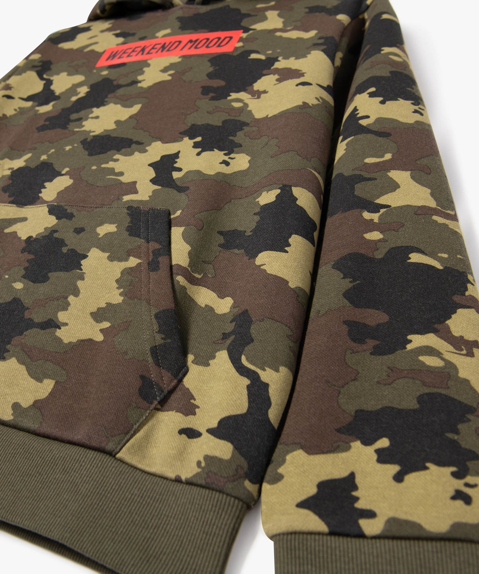 Sweat à capuche imprimé Garçon kaki | GEMO