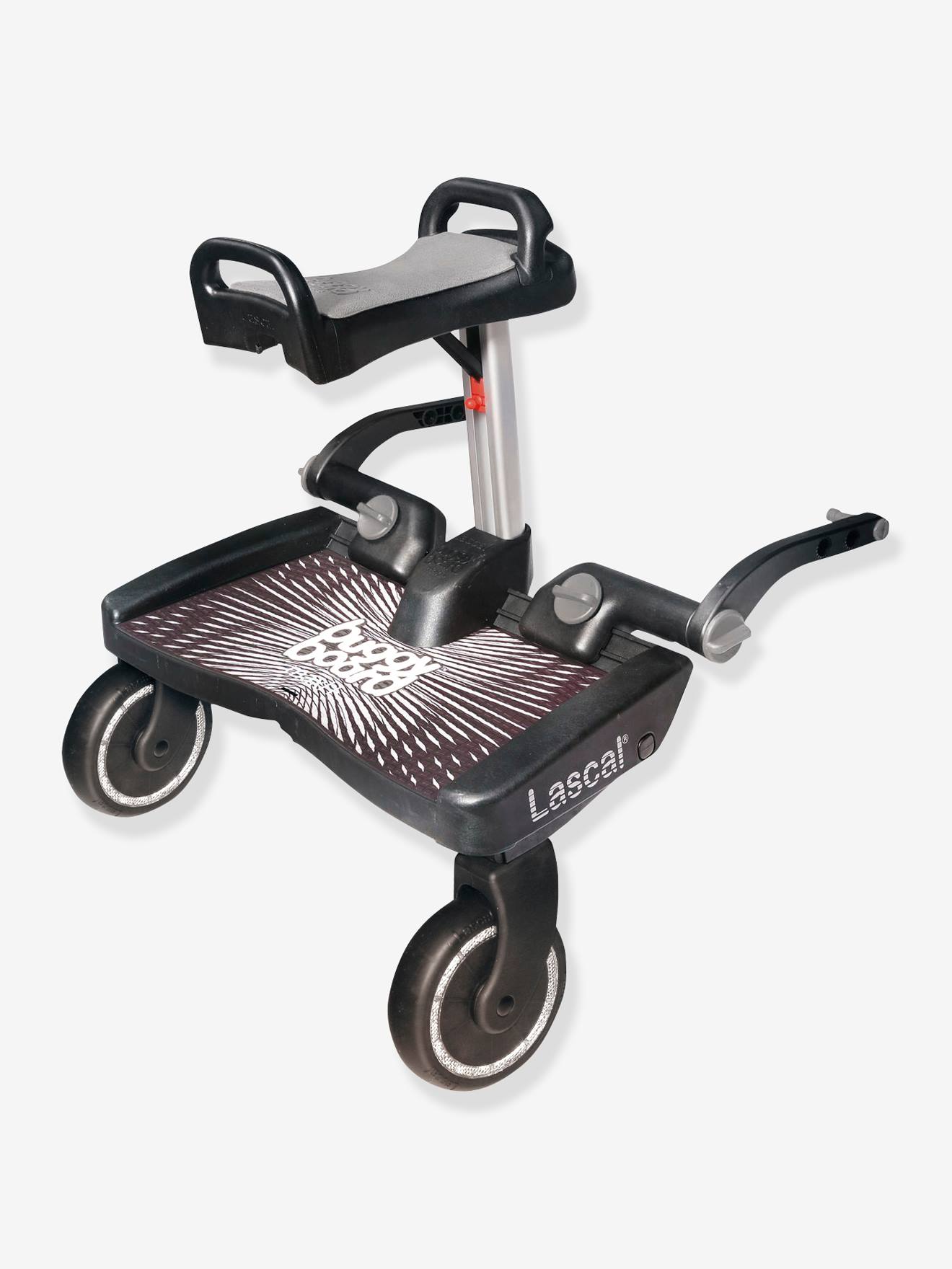 Planche à roulettes LASCAL BuggyBoard® Maxi noir/gris