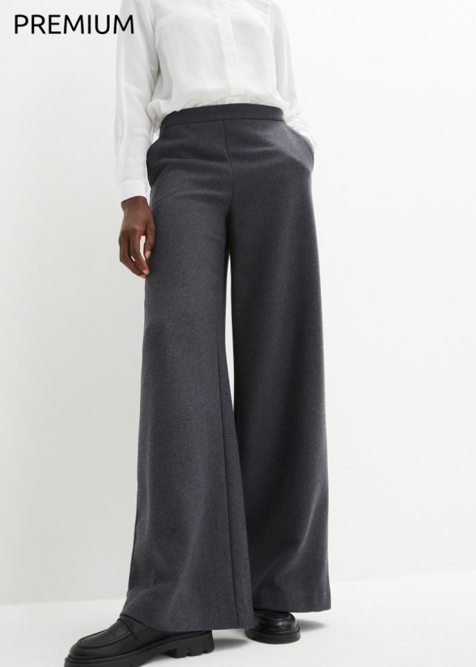 Marlenehose mit Wollanteil