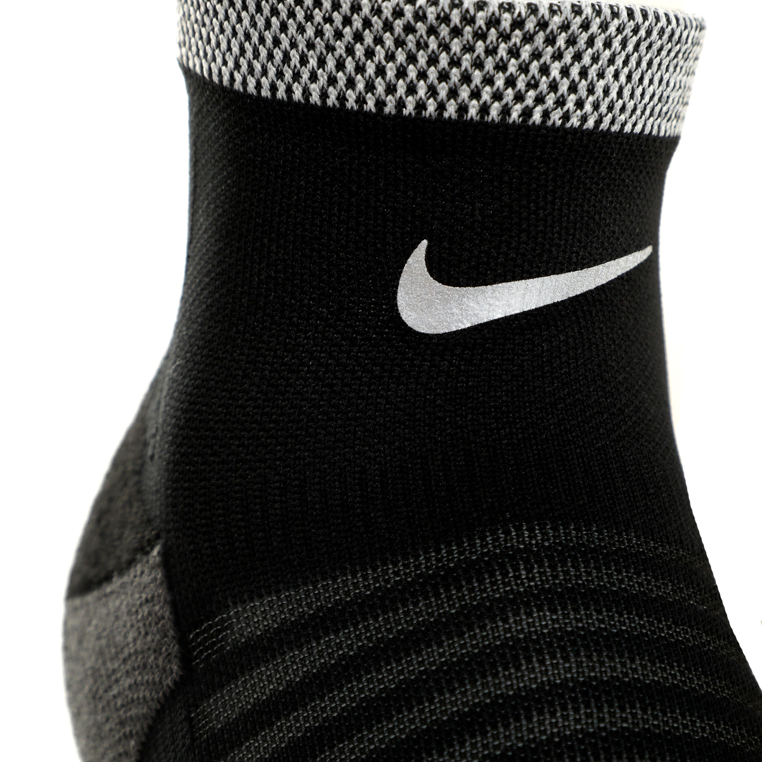 Spark Cushioned Ankle Running Laufsocken - Schwarz, Grau