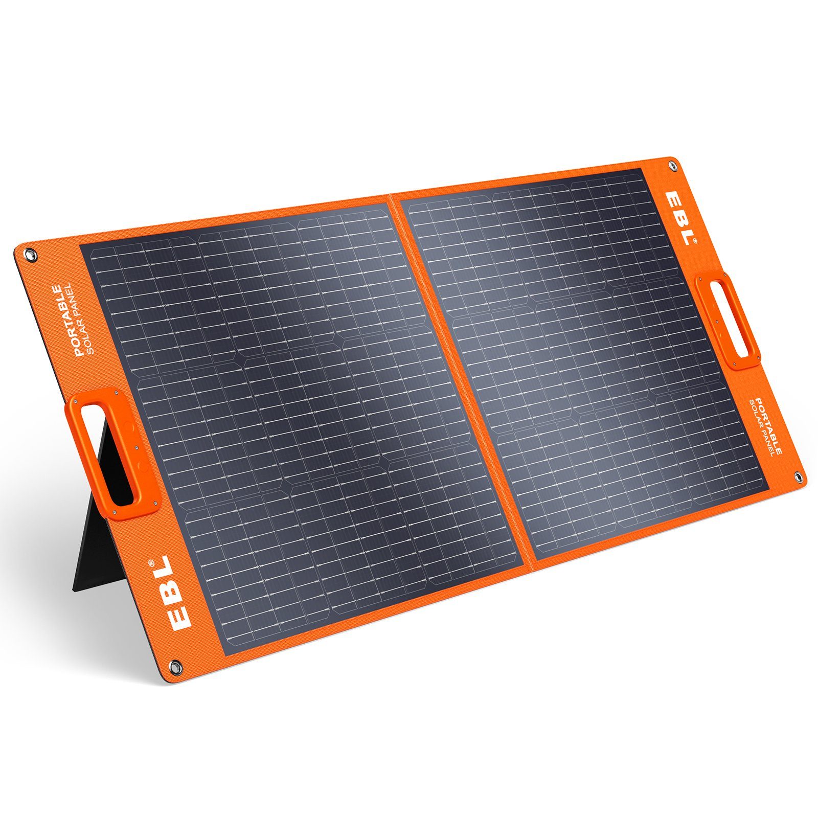 EBL Solaranlage Faltbares 100W Solarmodul, Monokristallin, für Powerstation, 100,00 W, Monokristallin, (1-St)