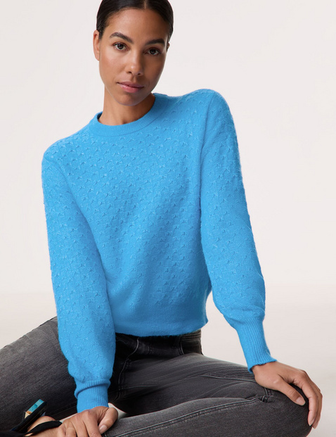 Pullover aus Struktur-Strick