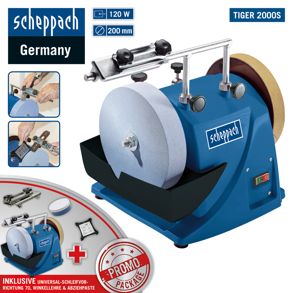 Scheppach Nass-Schleifsystem Tiger 2000 S 220-240V/50Hz