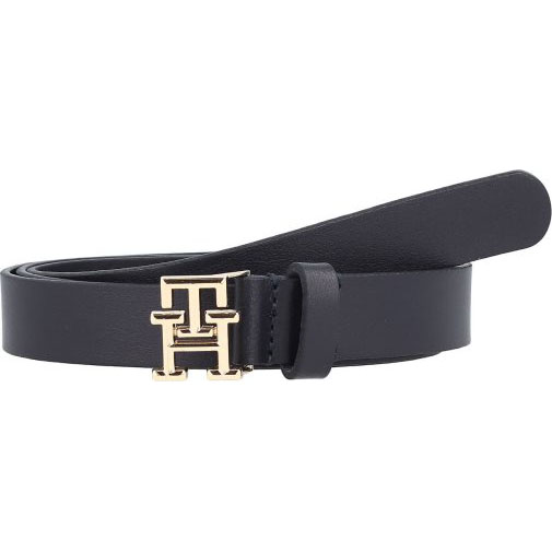 TOMMY HILFIGER TH Logo Gürtel Leder