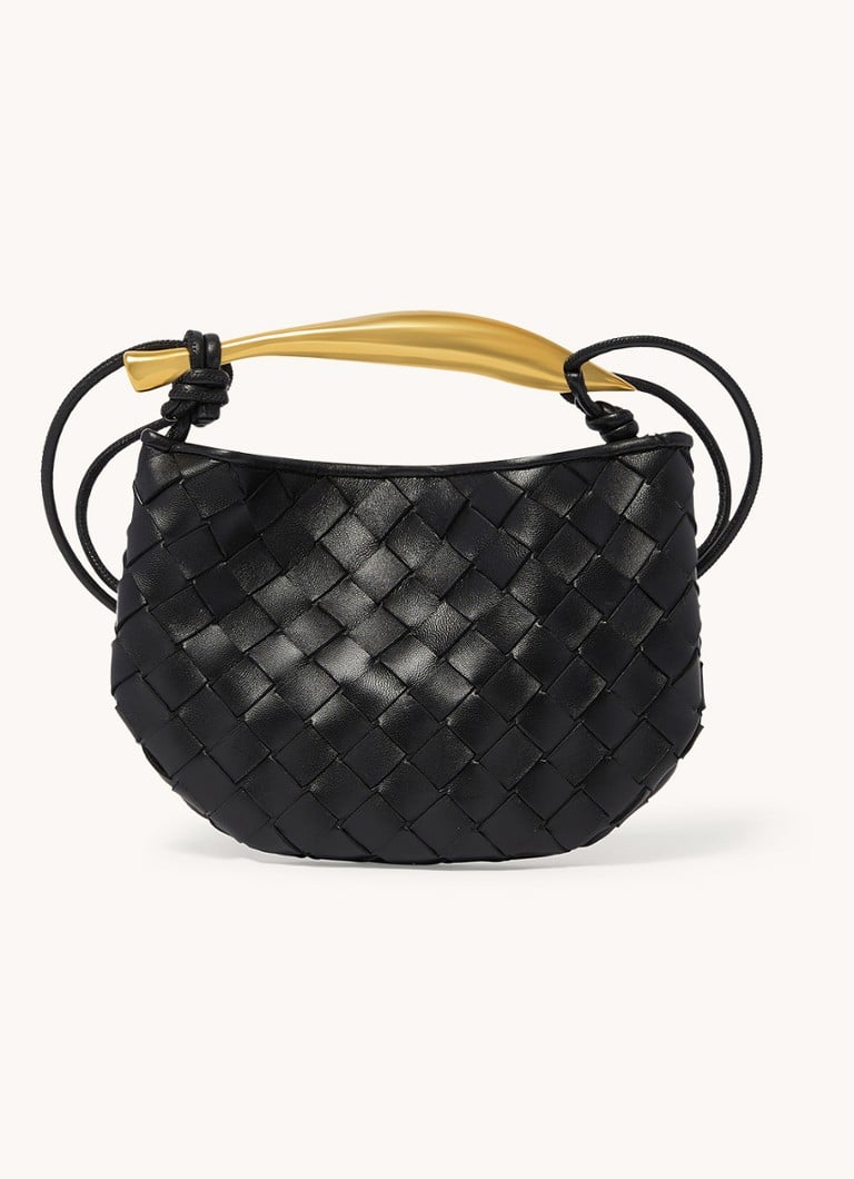 Borsa a tracolla Bottega Veneta Mini Sardine in pelle di agnello