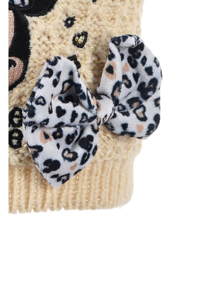 Disney Minnie Mouse Wintermütze Strick mit Schleife in Weiß günstig kaufen 50